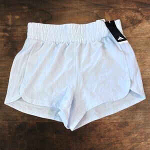 ADIDAS NWT Pacer High-Rise Shorts Baby Blue | Small